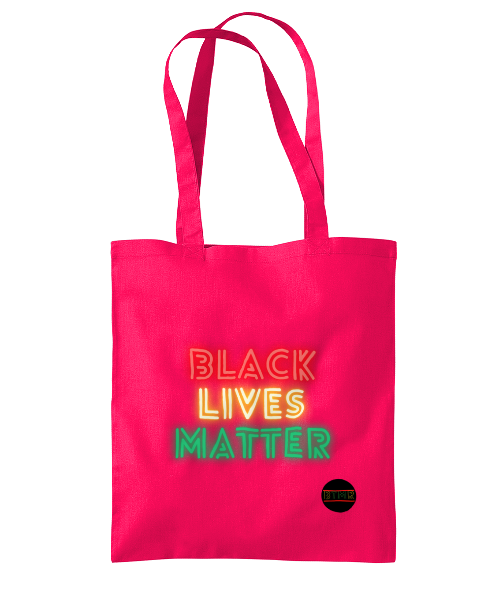 Lightweight Shoulder Tote Bag - Black Lives Matter 20 colours