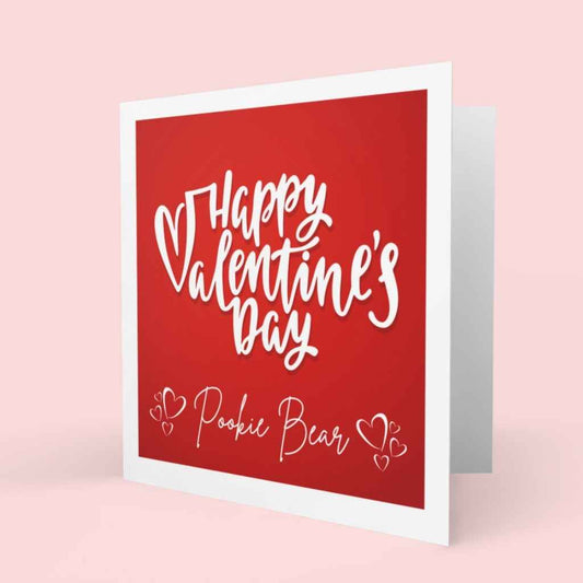 Personalised Love Expressions Cards | Happy Valentine's Day