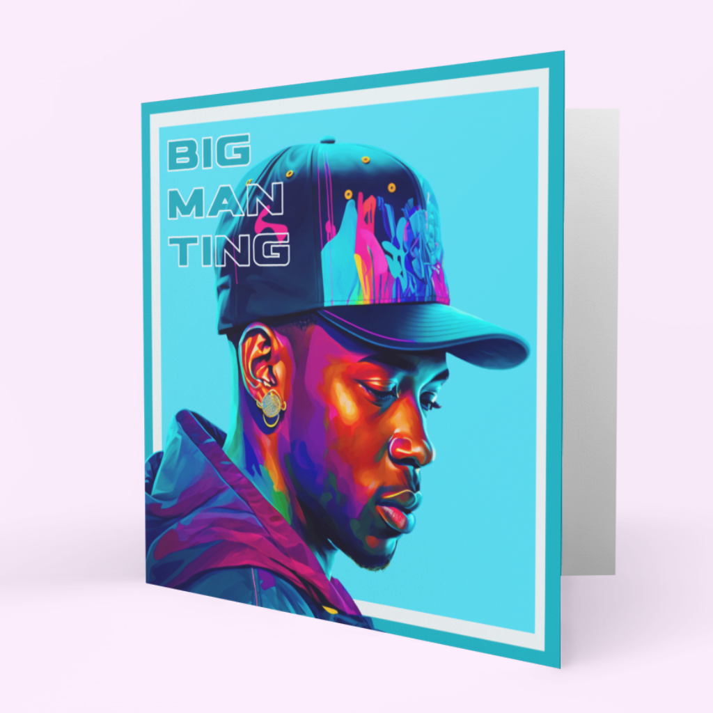 Big Man Ting Black Male Any Occasion Card