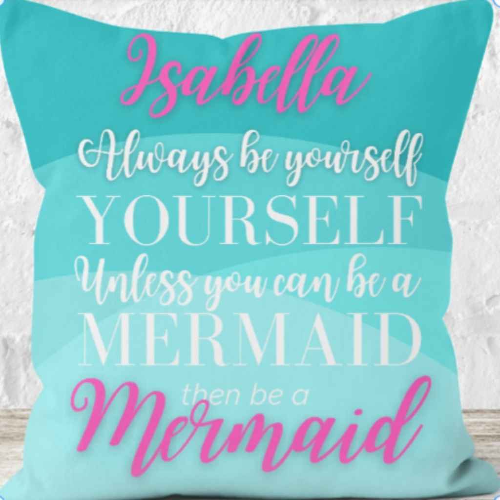 Personalised Cushions | BLM Kids | Mermaid Squad