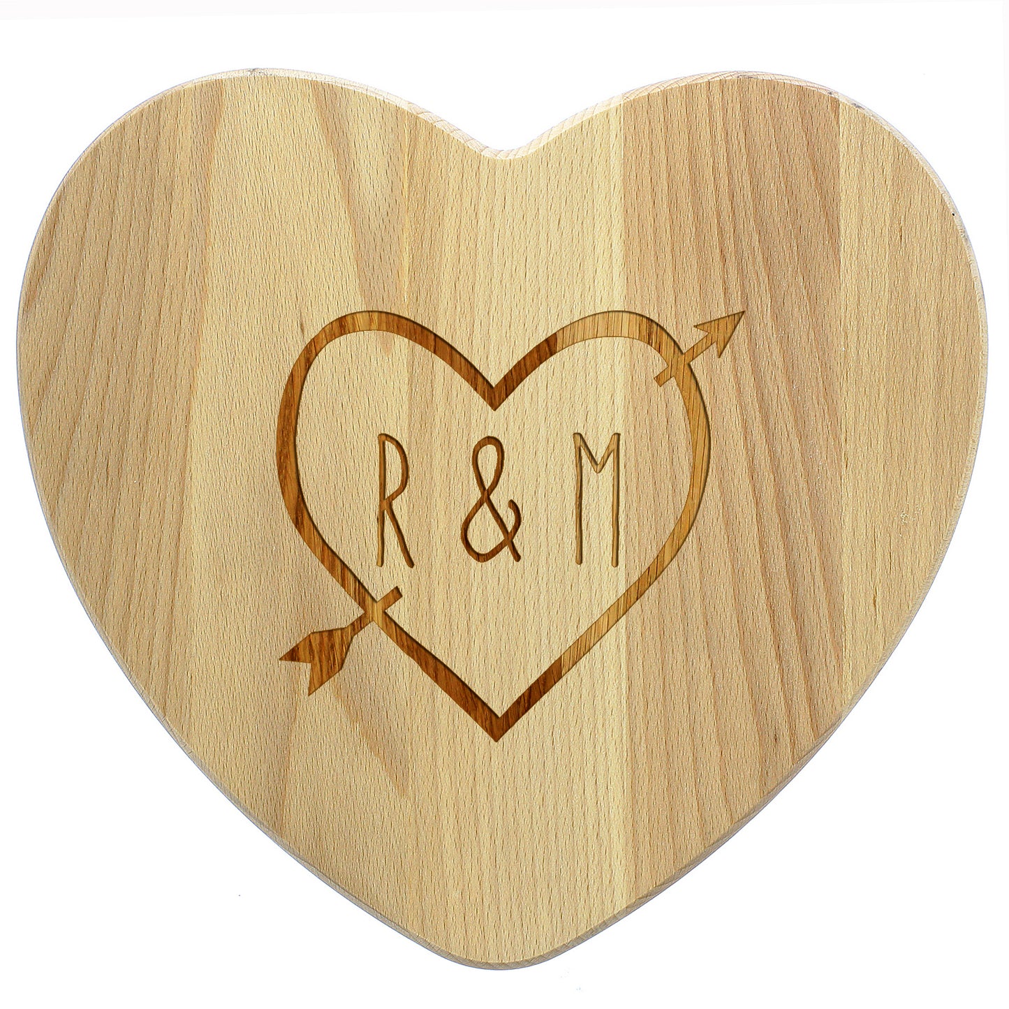 Heart Shaped Chopping Board | Wooden| Engraved Love Heart