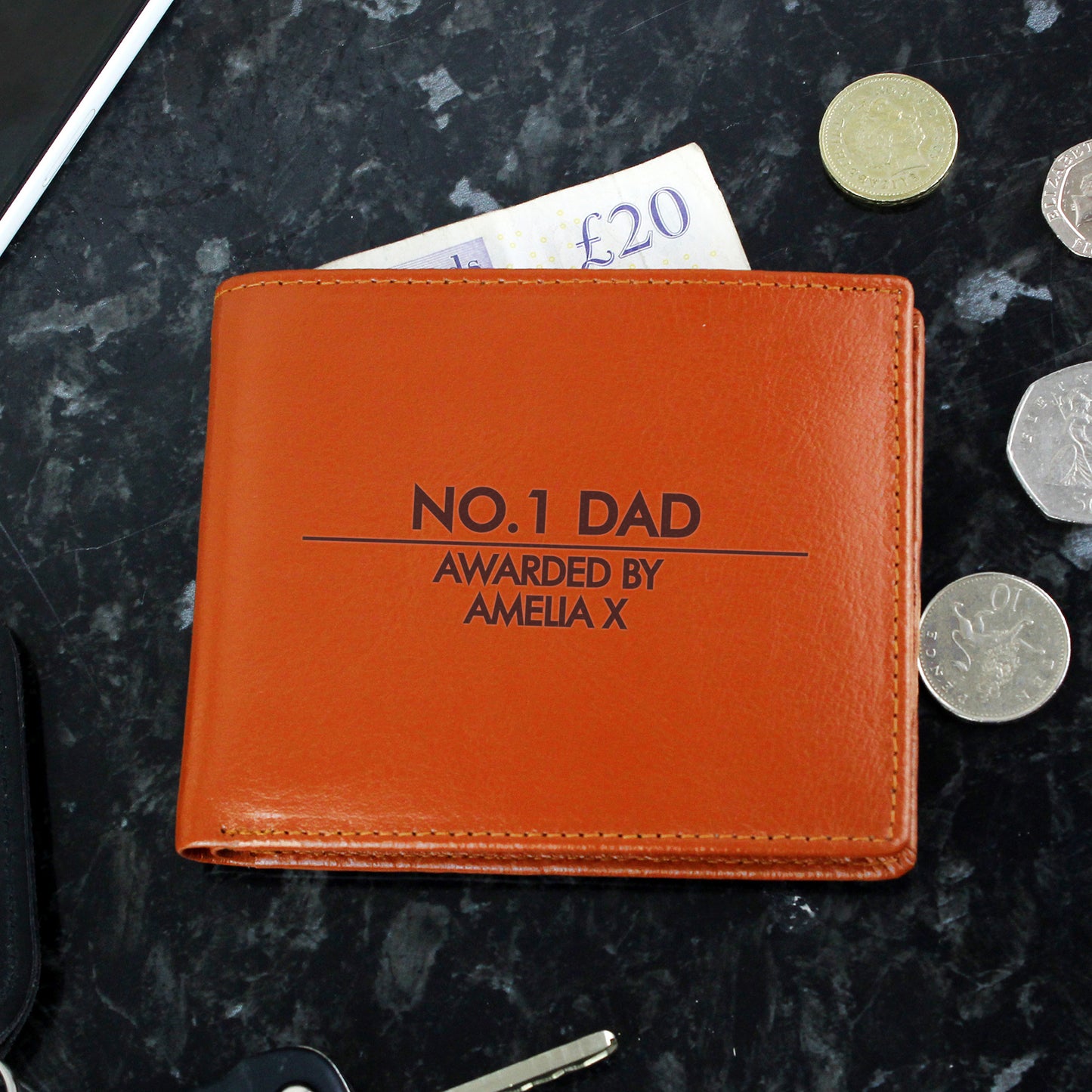 Personalised Classic Leather Wallet