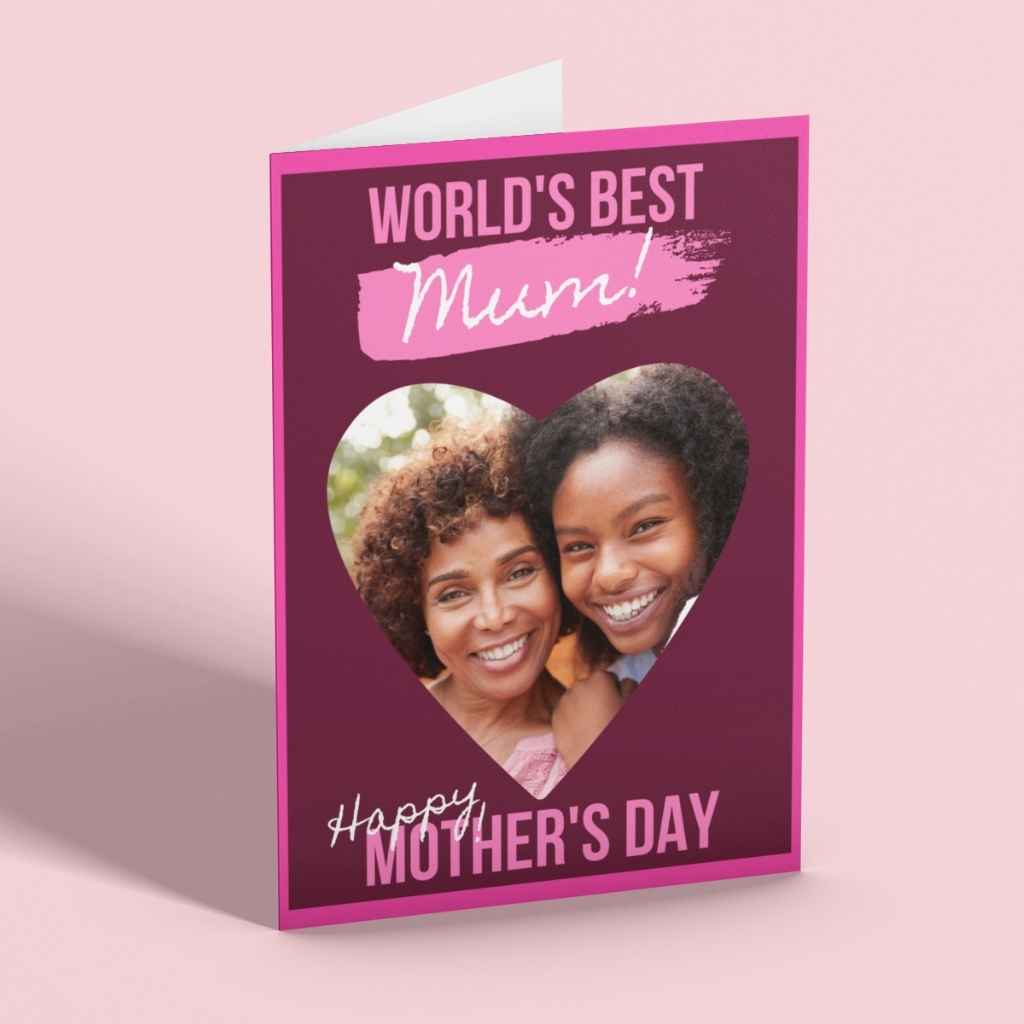 Mother's Day Cards | Photo Upload | World's Best Mum or Nan