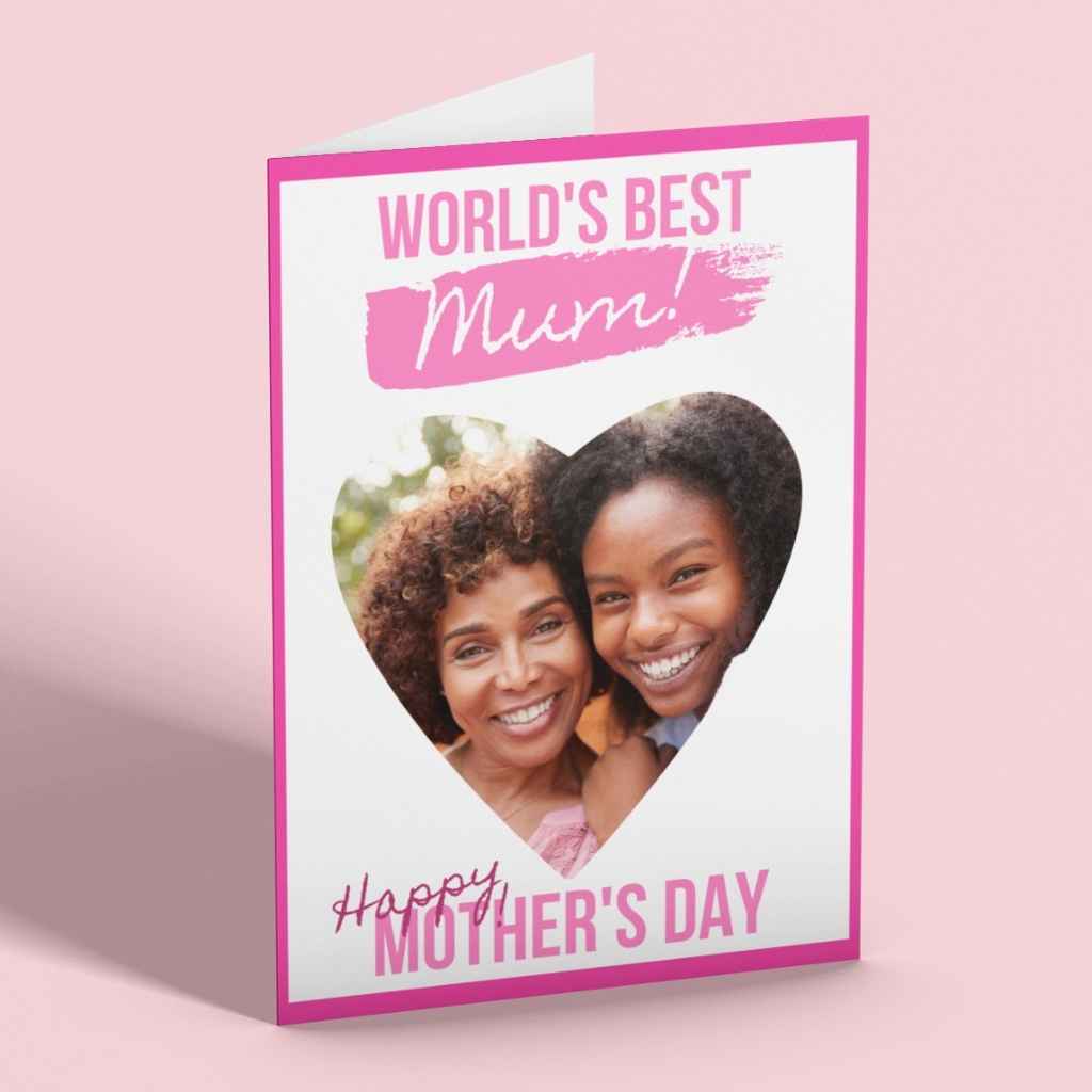 Mother's Day Cards | Photo Upload | World's Best Mum or Nan