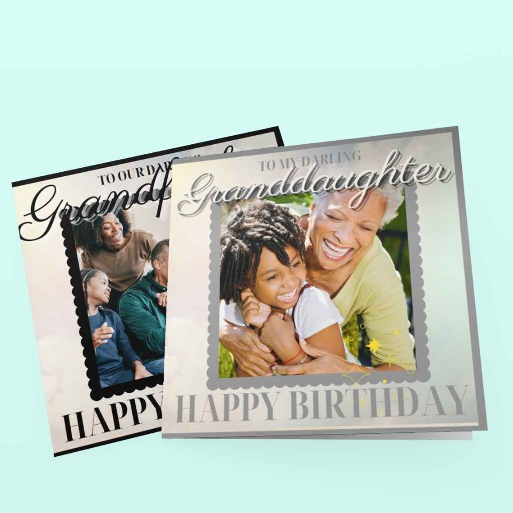Female Relative Photo Upload Birthday Cards