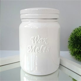 Wax Melt Ceramic Storage Jar | Pink, Silver, Grey or White