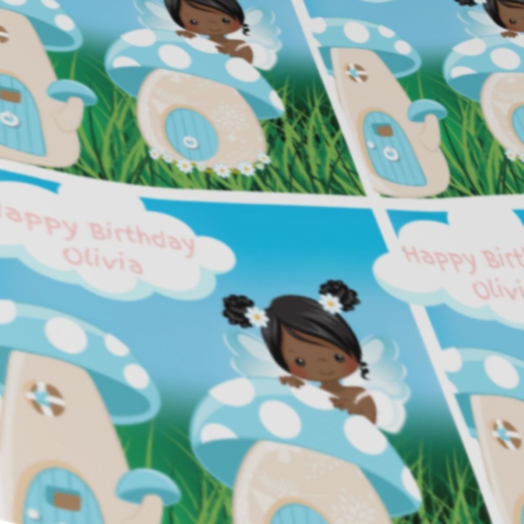 Personalised Wrapping Paper | Fairy Toadstool