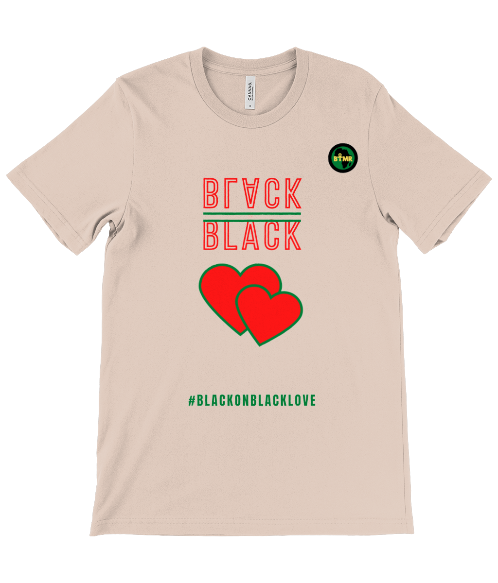 T Shirt | Unisex | Black on Black Love