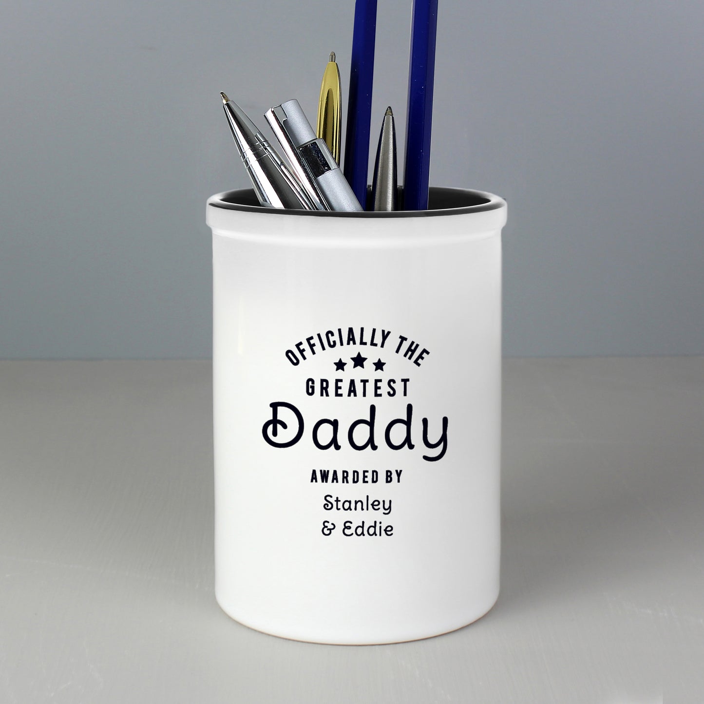 Personalised Ceramic Pen Storage Pot | Officially the greatest.