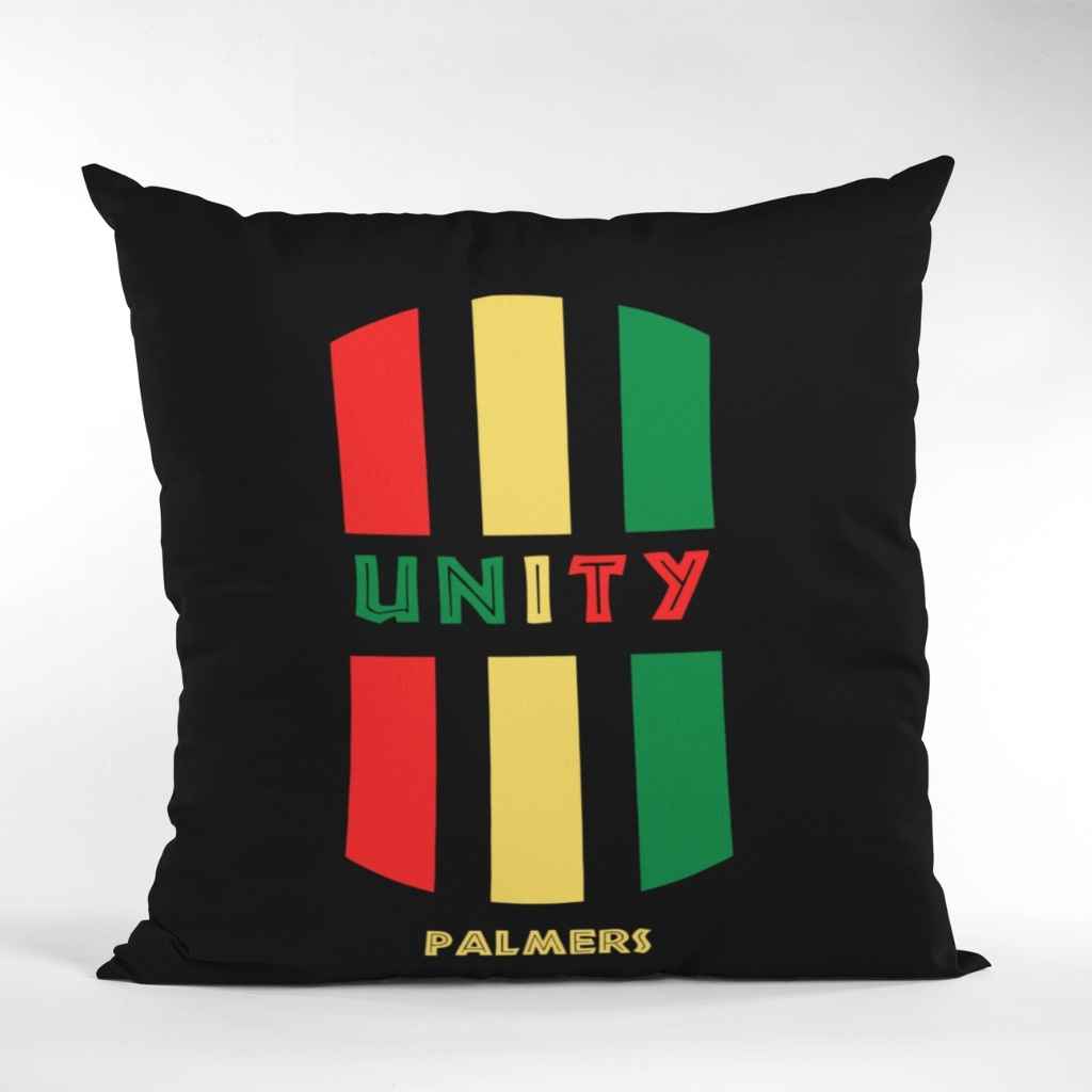 Red, Gold & Green PEACE Cushion