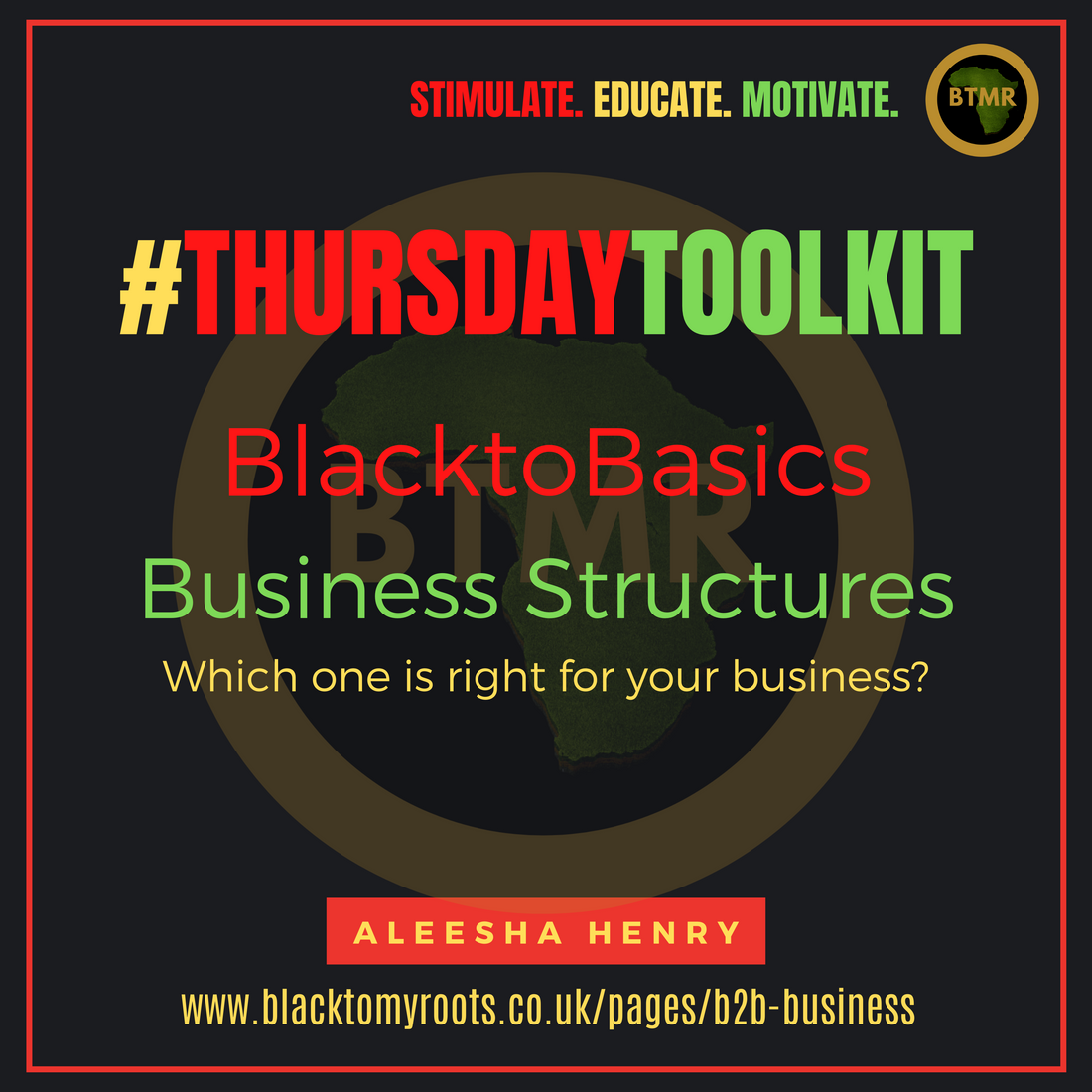Thursday Toolkit - Which Business Structure is right for you?