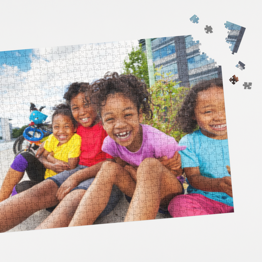 Personalised 500 piece photo upload jigsaw puzzle