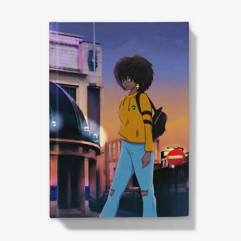 Brixton Anime Black Boy & Girl Hardback Journal