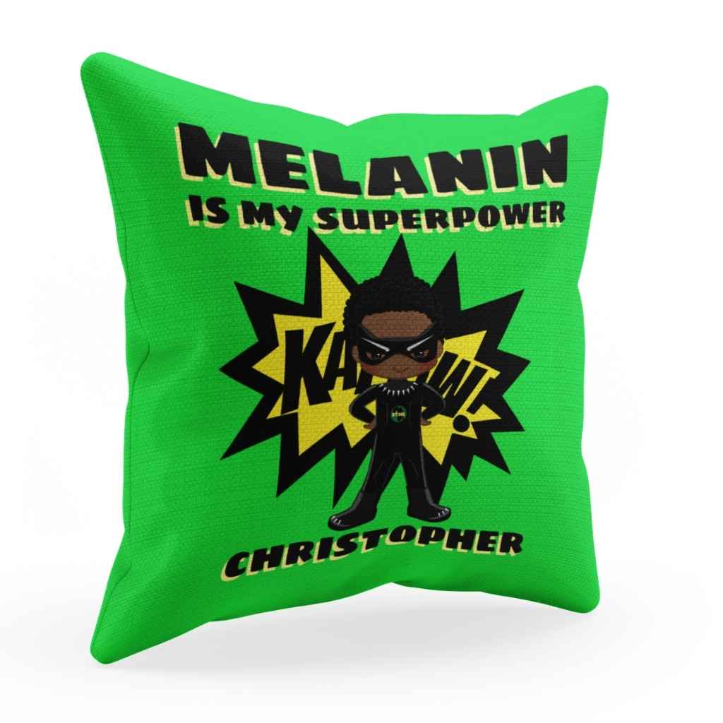 Personalised Cushions | BLM Kids | Melanin SuperPower