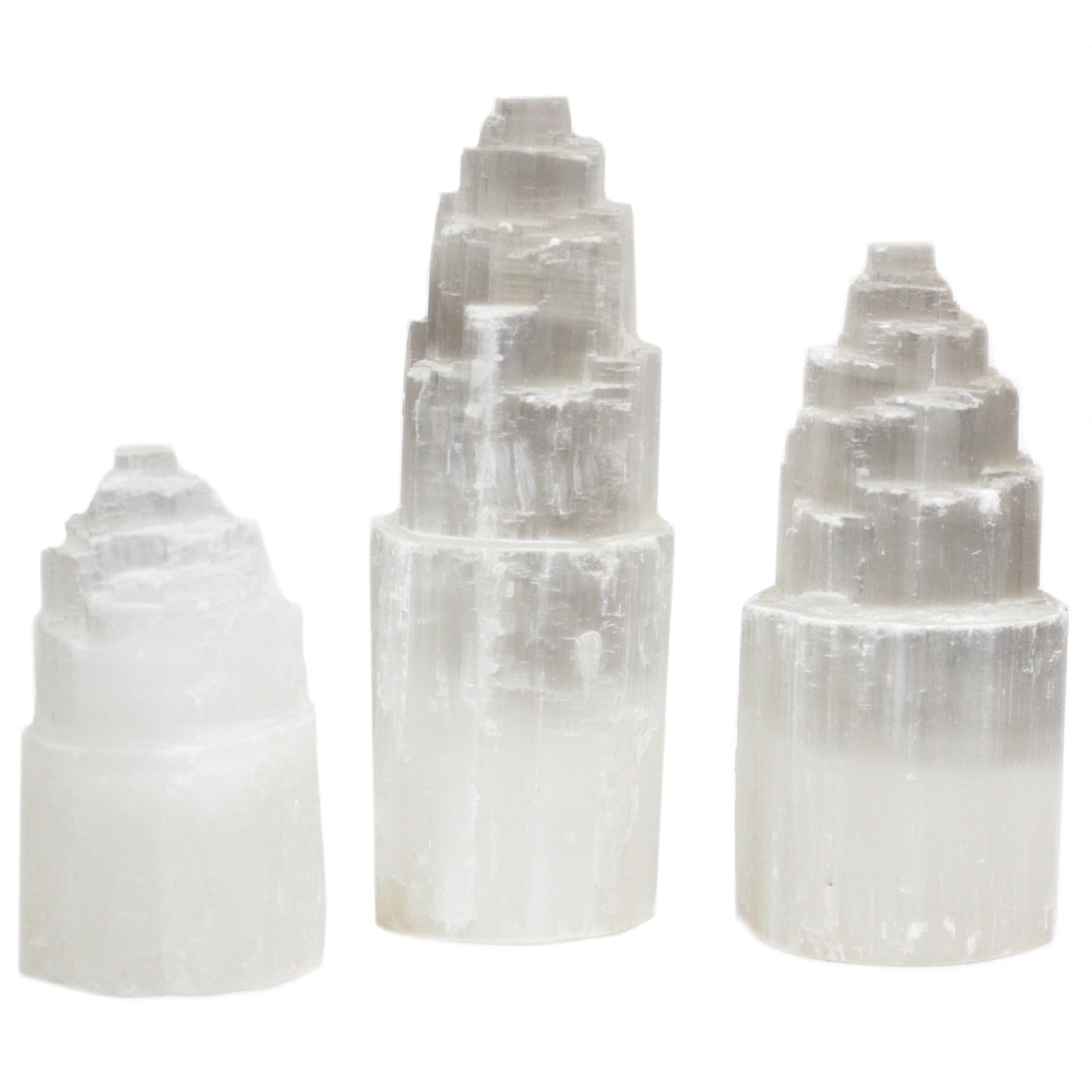 Crystals | White Selenite | Towers | 4 Sizes