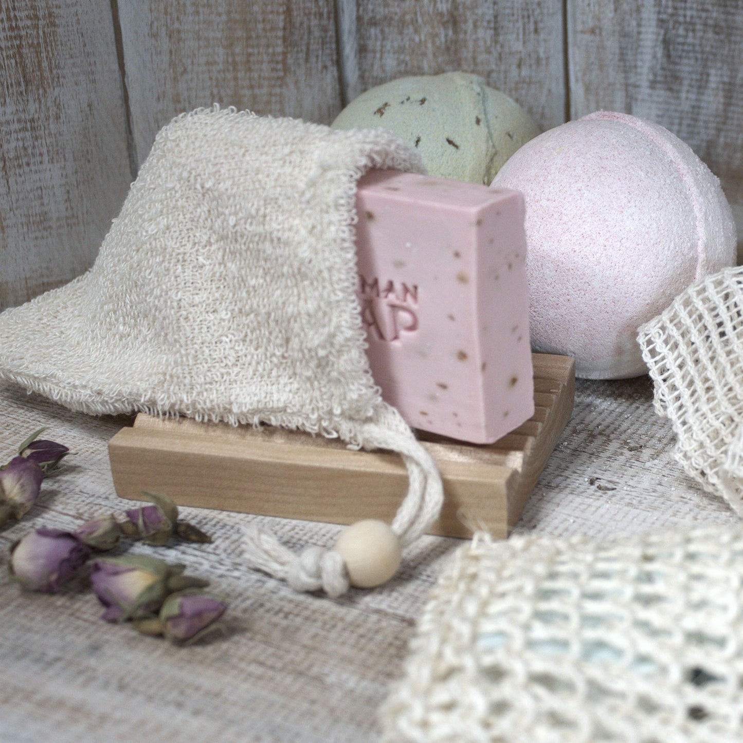 Natural Soap Bags | 4 Styles | BathRoom Accessories