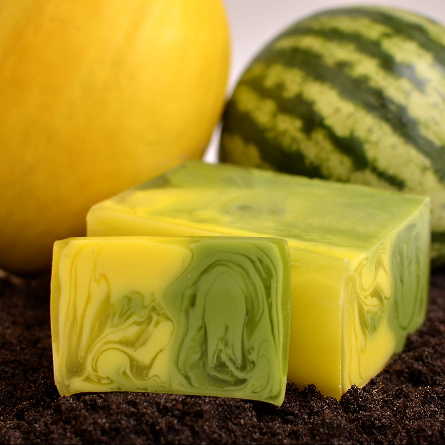 Handmade Soap Slice || Melon-ated