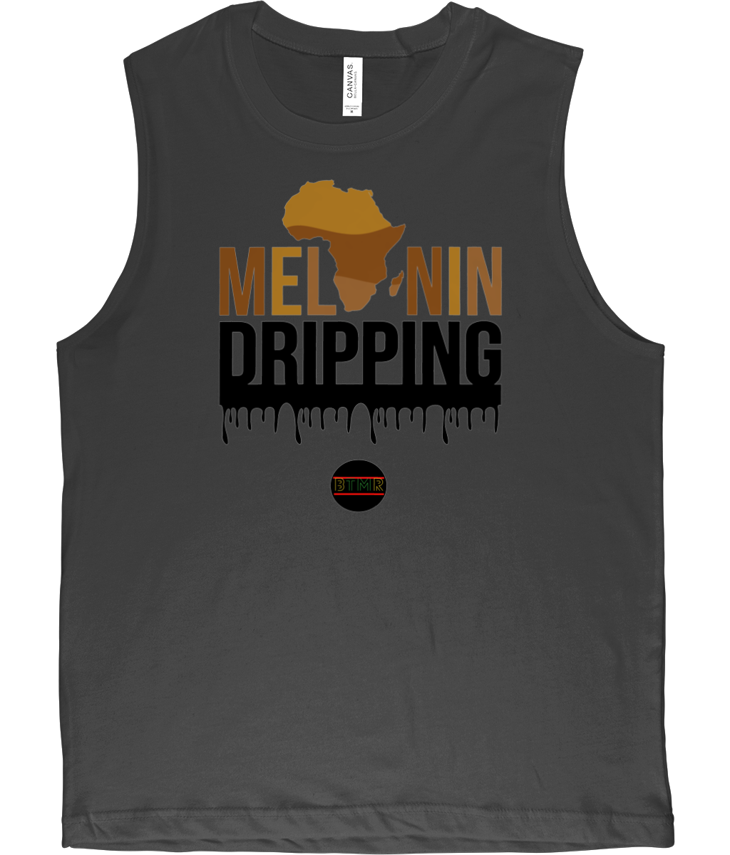 BTMR Melanin Dripping 100% cotton Muscle Tank