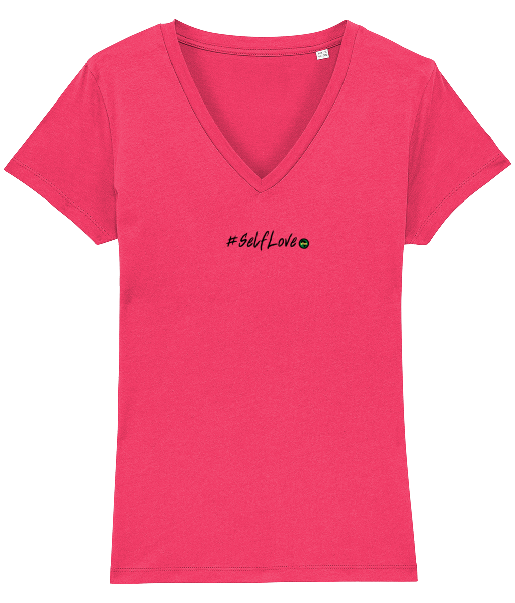 V Neck Fitted T Shirt | Womens | SelfLove