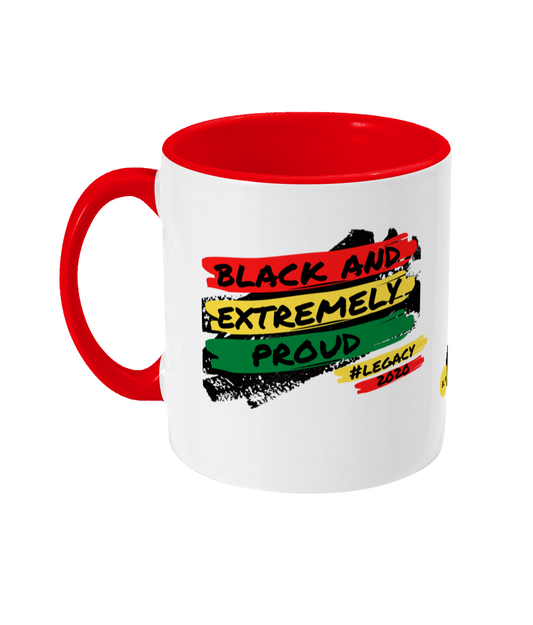 #LEGACY Slogan Mug White/Red