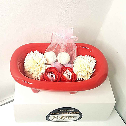 Bathtastic Pamper Gift Box | Mini Bath Bombs & Soap Flowers
