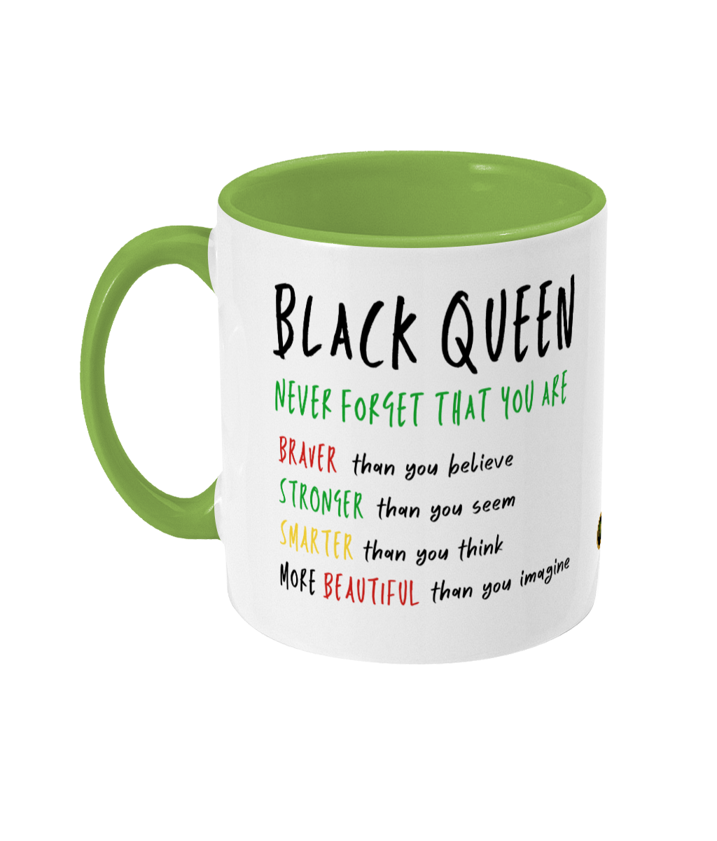 Coloured Cup | Motivational | Black Queen