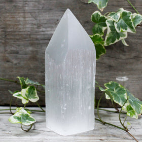 Crystals | White Selenite | Pencil Point Towers | 3 Sizes