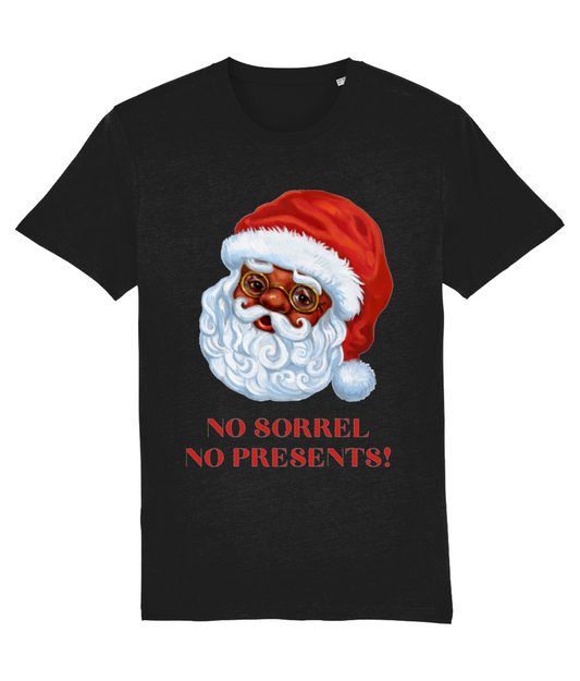 Christmas T Shirt | Adults | Black Santa