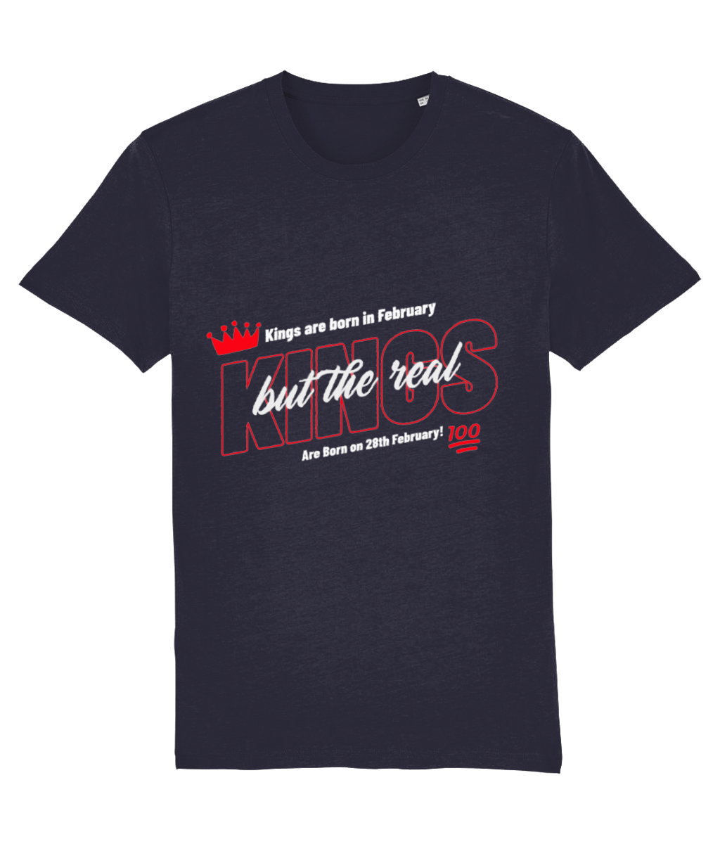Kings Are Born in ....100% Birthday T Shirt | Men
