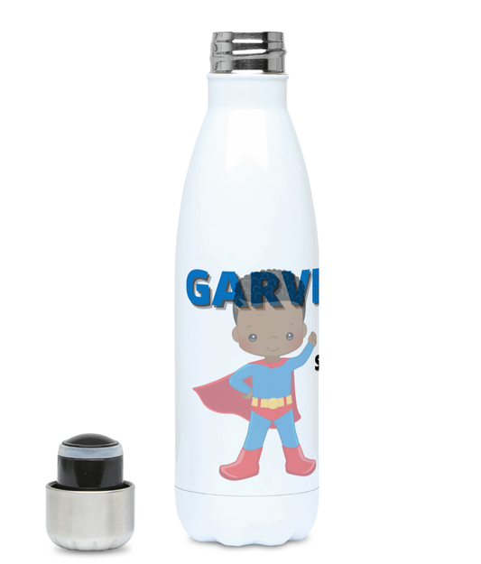 Personalised Hydro Flask - Blue Superhero