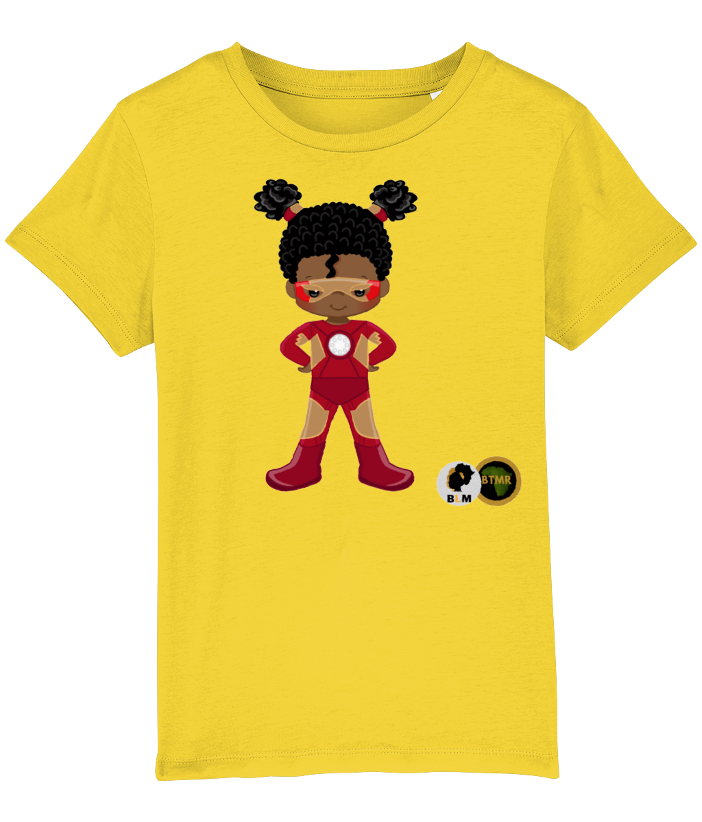 Girls T Shirt - Red Superheroine