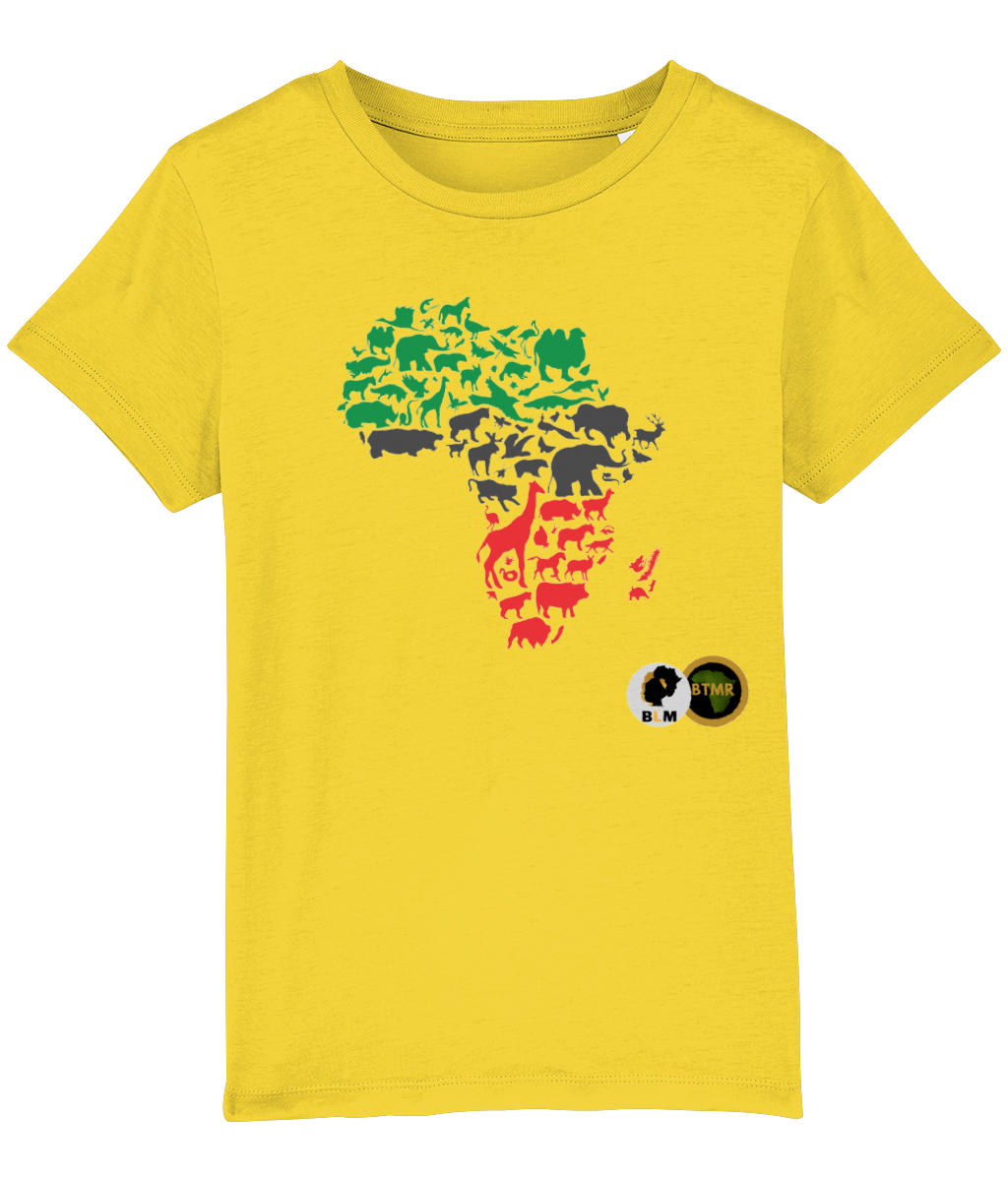 BTMR Animal Africa Unisex Kids T Shirt