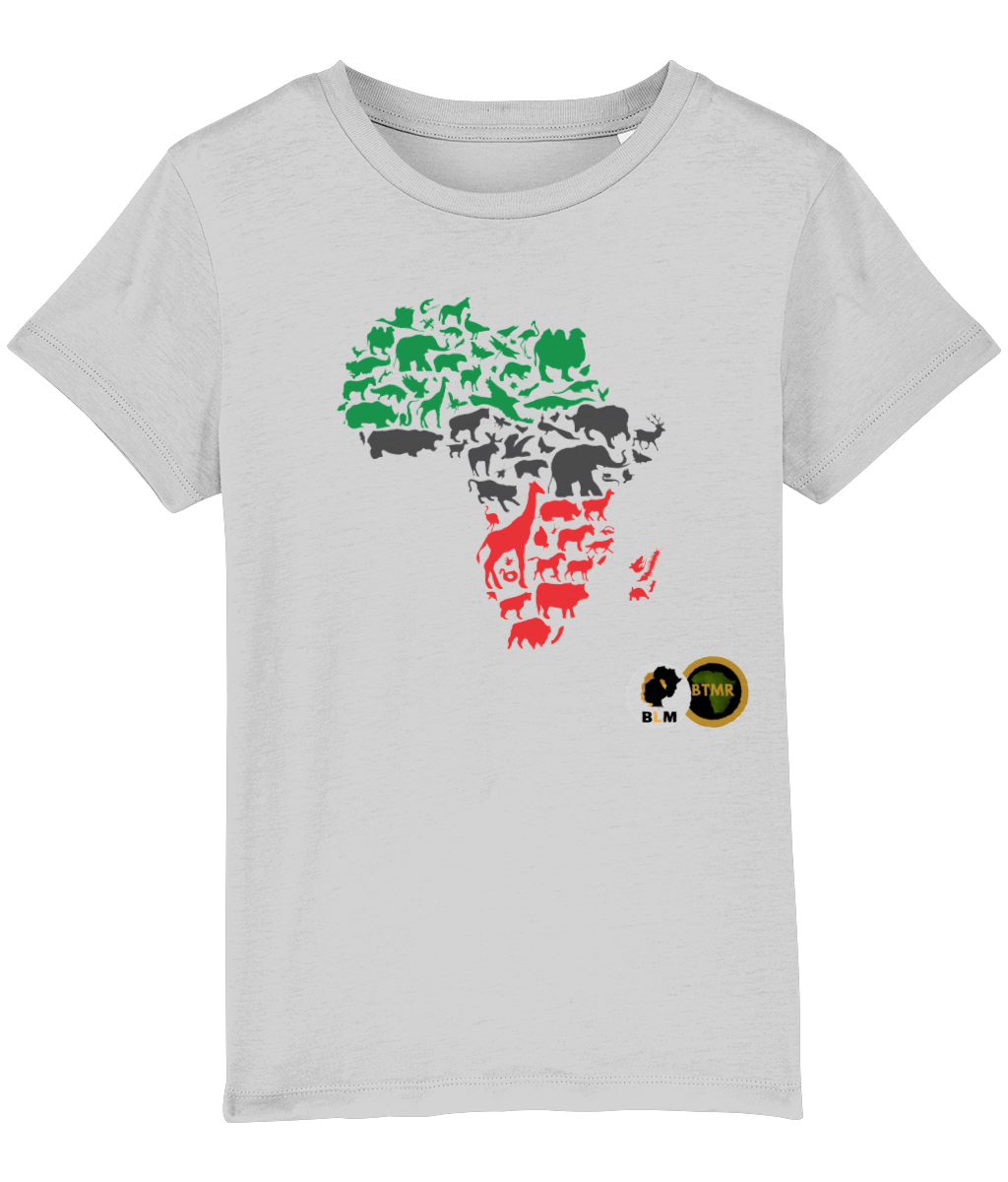 BTMR Animal Africa Unisex Kids T Shirt