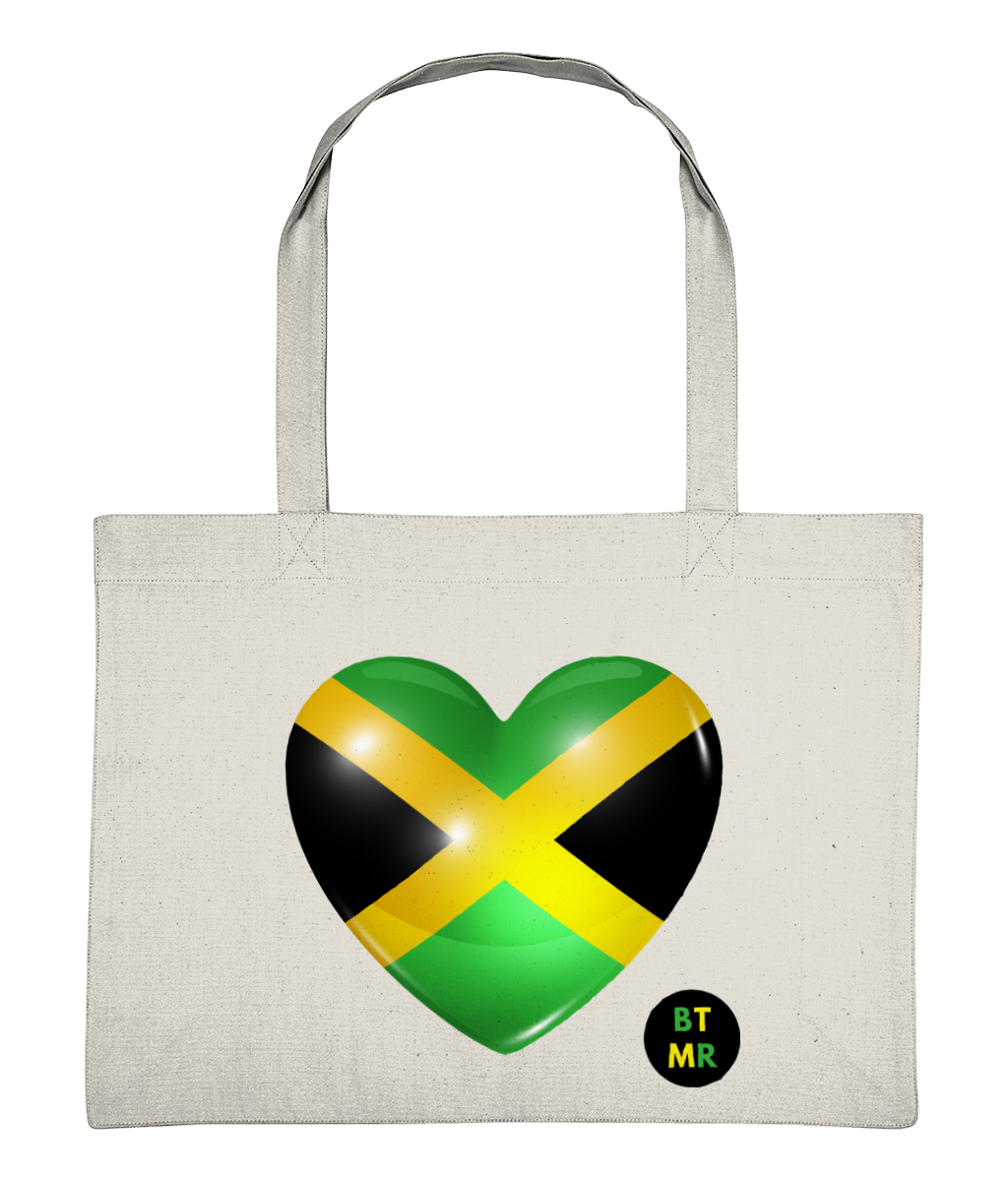 Large Heavyweight Eco Friendly Shopping Bag - I Love Jamaica