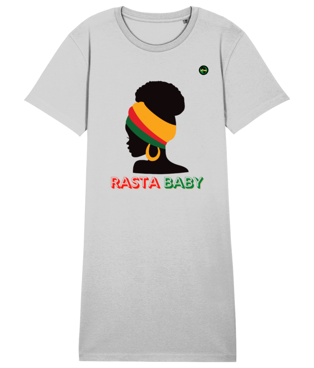T Shirt Dress | Organic Cotton | Rasta Baby