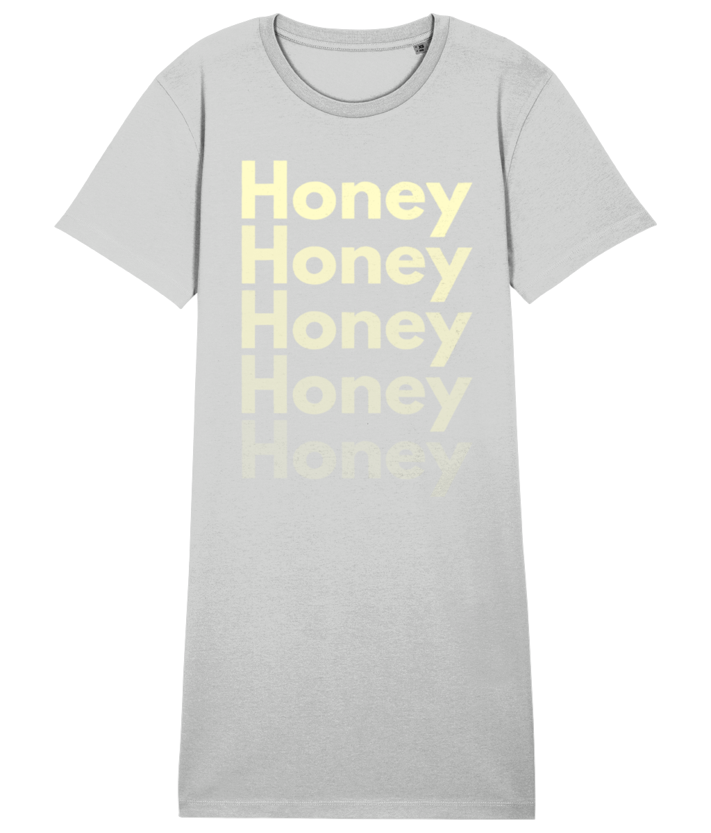 AsariahZi Collection - Shades of Honey T Shirt Dress (gold)