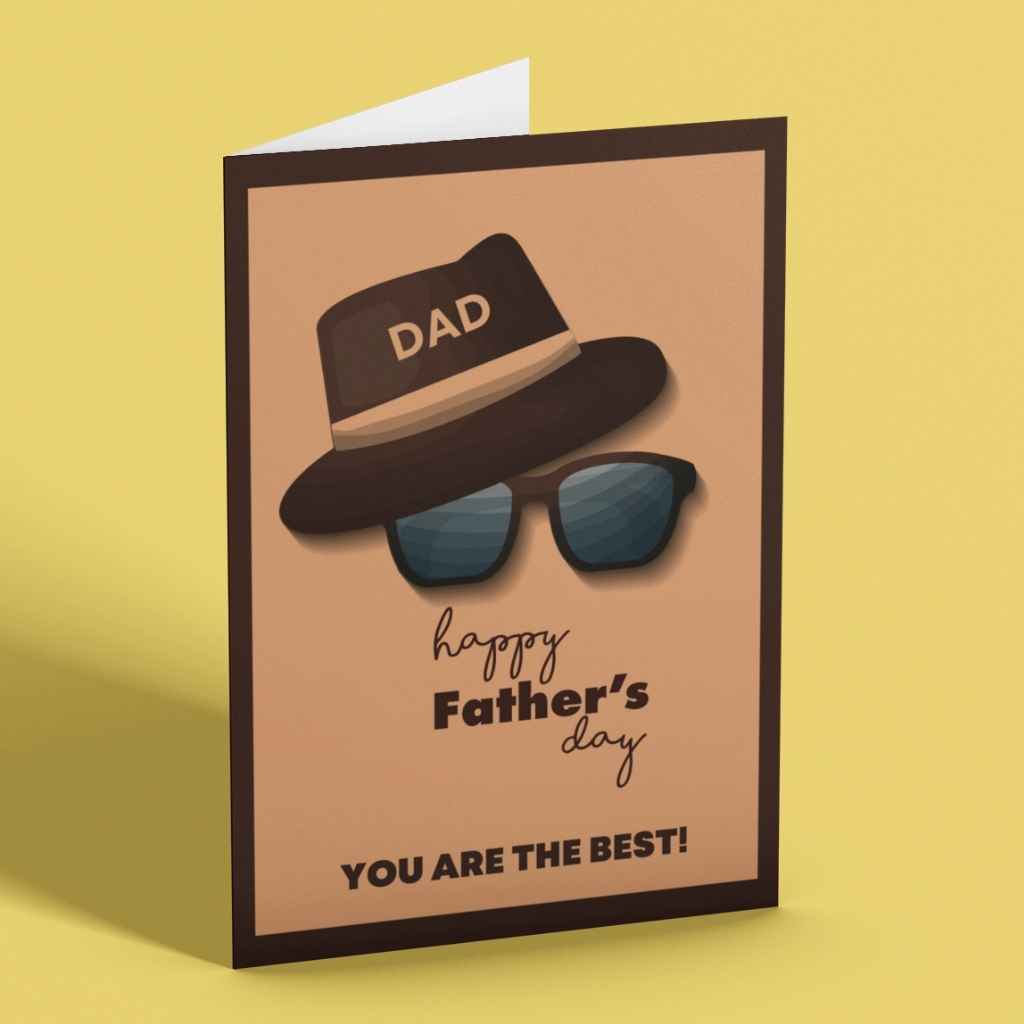 Personalised Father's Day Cards | Minimalist You're the Best
