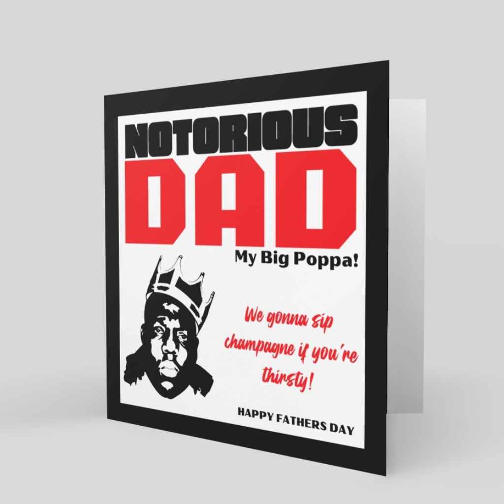 Father's Day Card | Notorious DAD
