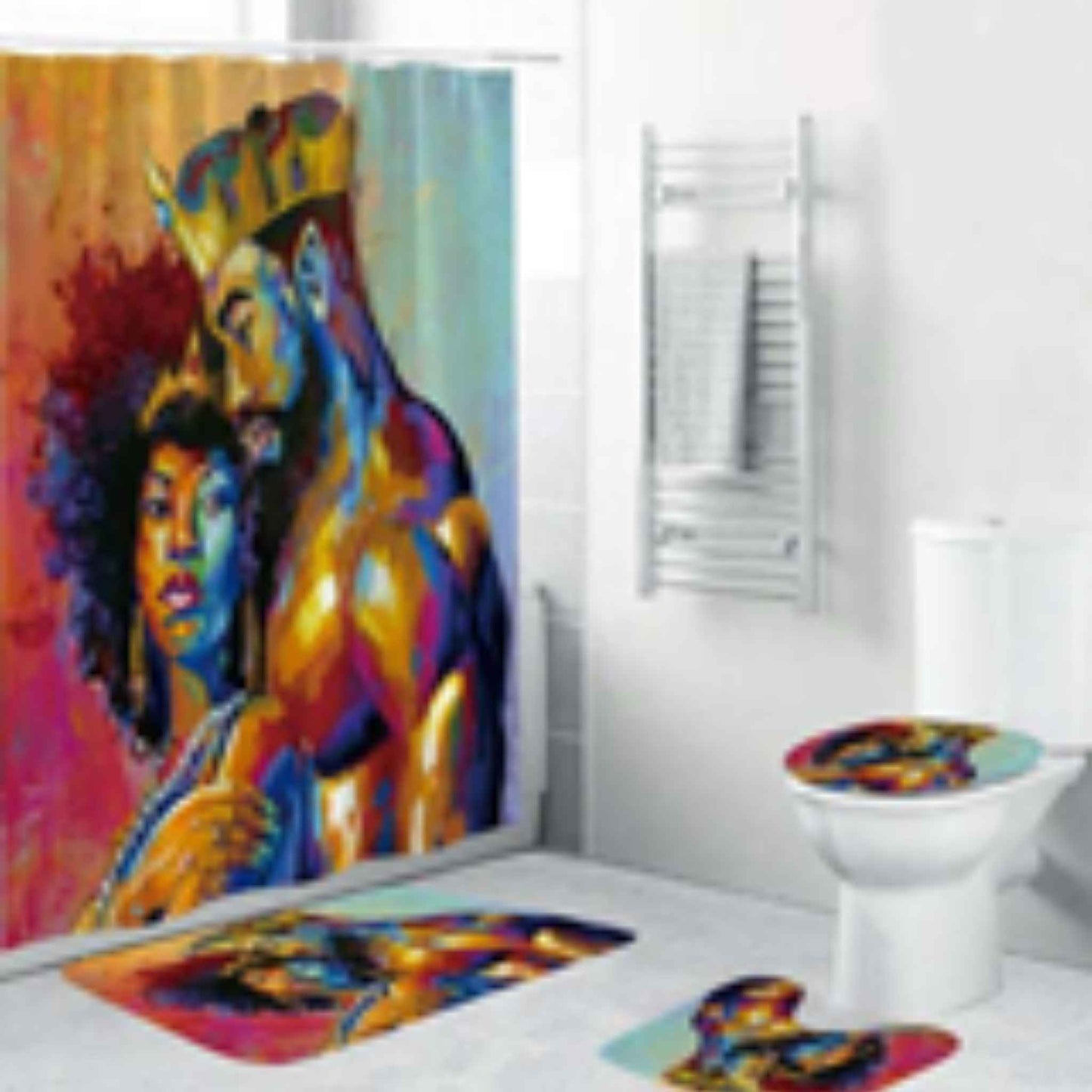 BTMR Home - King and his Queen Shower Curtain