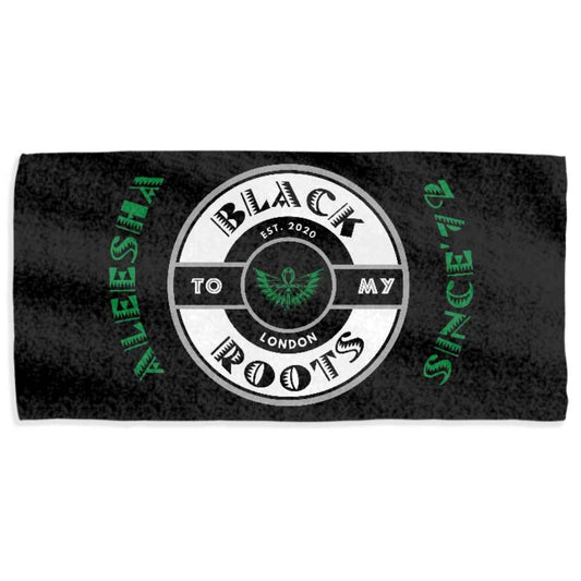 BTMR Stamp| Personalised Towels | Ma'at Green