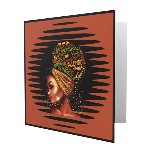 AfroCentric Greetings Cards | Headwrap Words