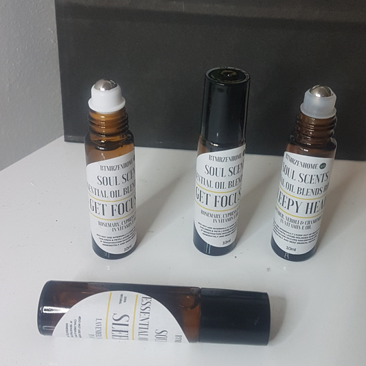 Soul Scents | Essential Oils Blends Roll On | Stay Focussed