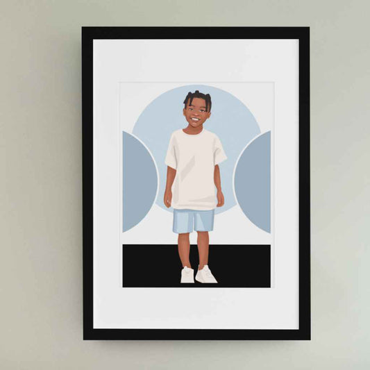 Black Boy Joy | Young Boy Centre Print