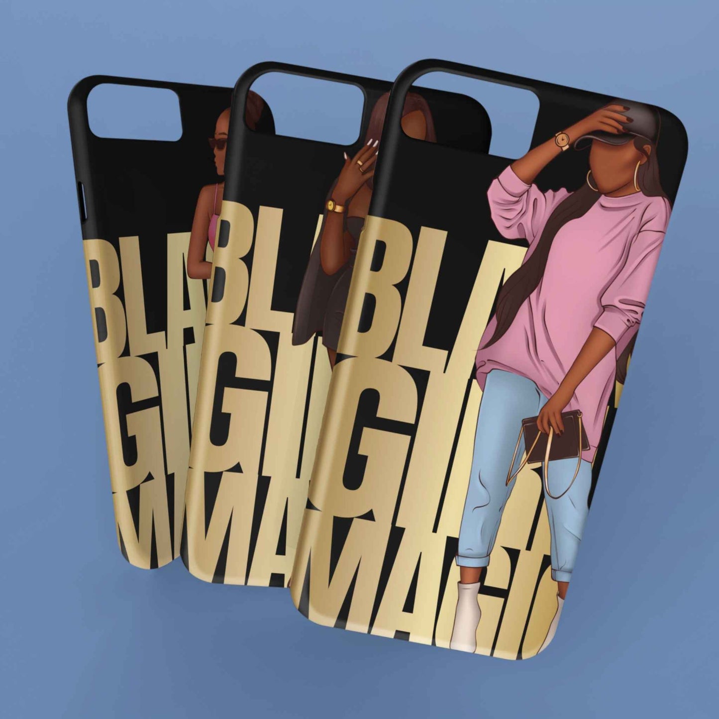 Black Girl Magic Sista | Personalised Slim iPhone Cases | 12, 13 Pro