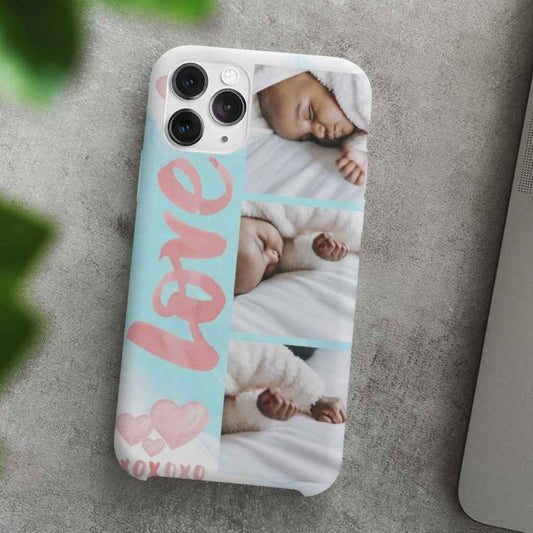 3 Photo Upload Personalised Tough Samsung Cases | Love X0X0