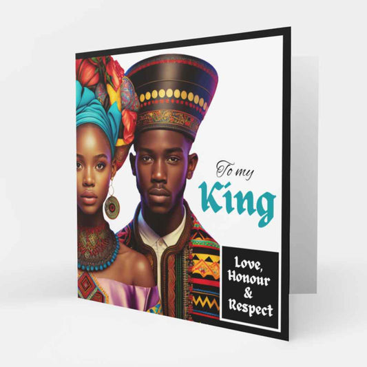 To My King any occasion card