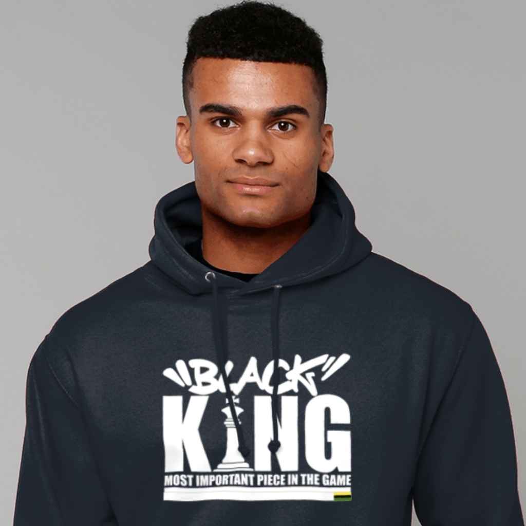Hoodie | Men | Black King Chess
