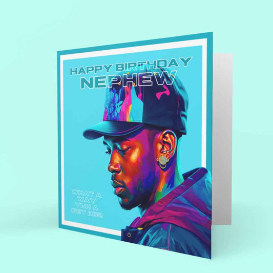 Black Male Relative Happy Birthday Card