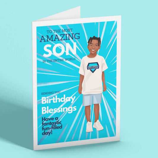 Relative Birthday Cards | You are Amazing Black Boy