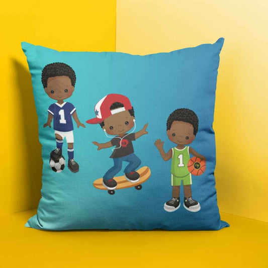 Personalised Cushions | BLM Kids | Active Boys EPIC